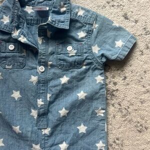Starry Blue Kids Romper 6-9 months